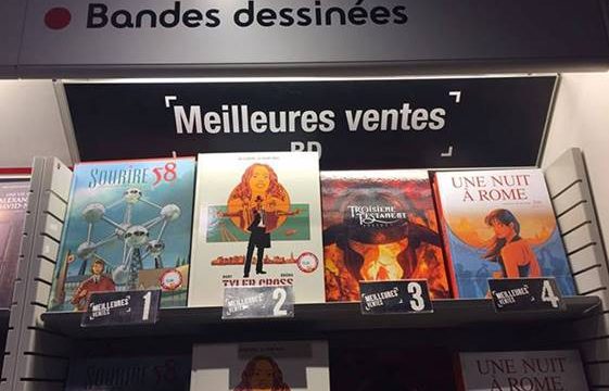 Sourire 58 : meilleure vente en mars chez Brüsel et à la FNAC
