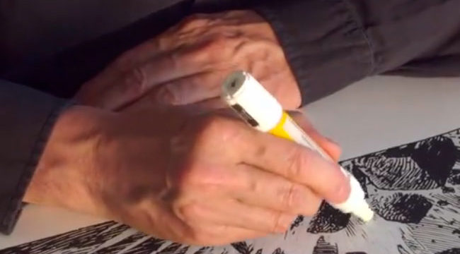 Schuiten : vidéo des rehauts