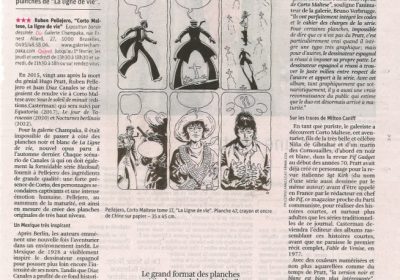 La Libre 15/01/25 : « Corto Maltese façon Ruben Pellejero, le noir lui va si bien »